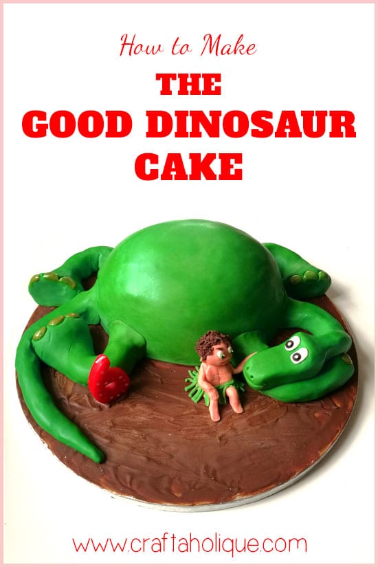 The Good Dinosaur Cake - Craftaholique