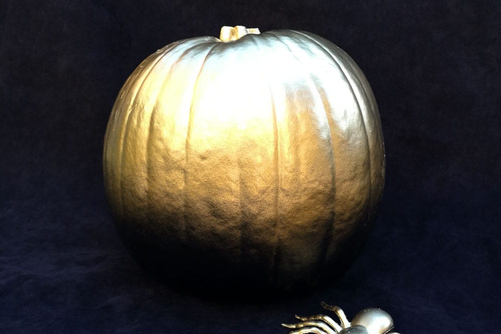 No carve glitzy pumpkins - Halloween crafts