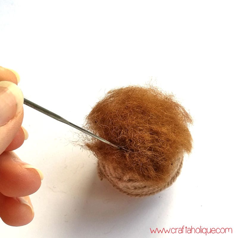 How to make a needle felted robin