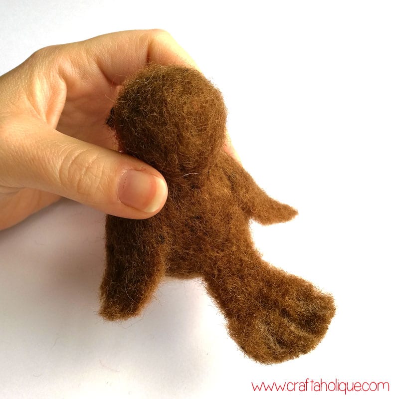 How to make the wings and tail for a needle felted robin