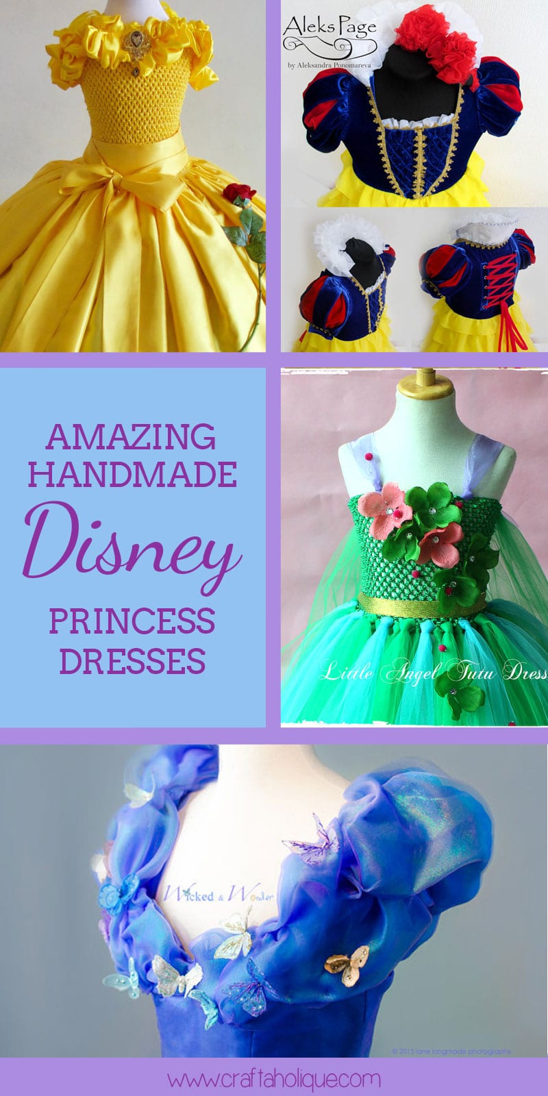 Handmade Disney Princess Dress 6/7