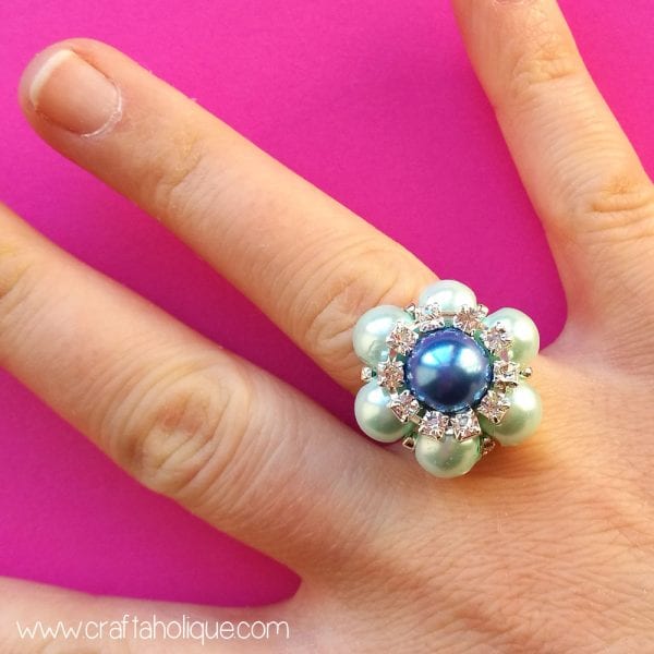 Tutorial – How to Make a Beaded Flower Ring