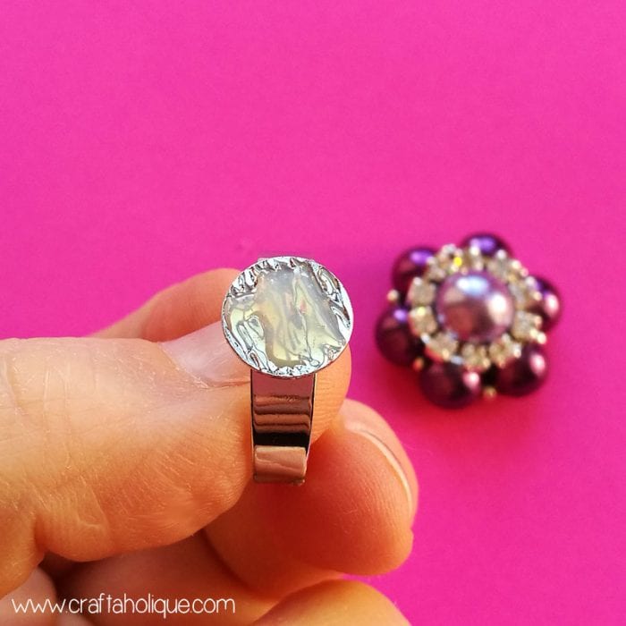 Tutorial How to Make a Beaded Flower Ring Craftaholique