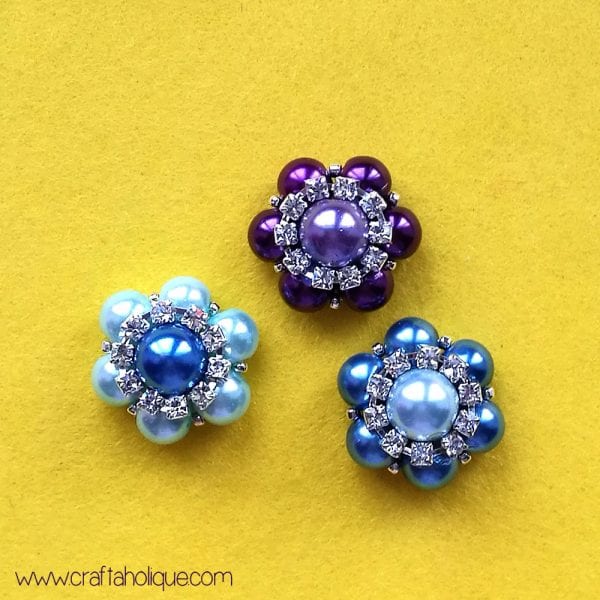 How to Make Sparkly Beaded Flowers