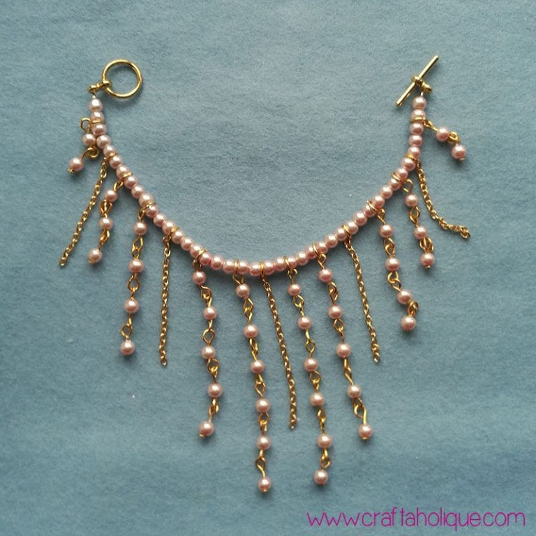 How to Make a Beautiful Beaded Fringe Bracelet Craftaholique