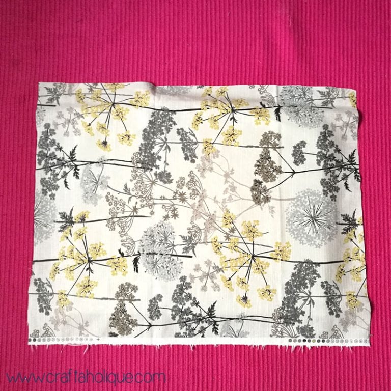 Fabric Wall Art: How to Make a Fabric Canvas - Craftaholique