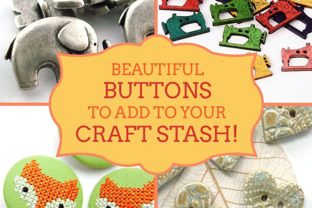 Where to buy beautiful buttons - best button suppliers on Etsy