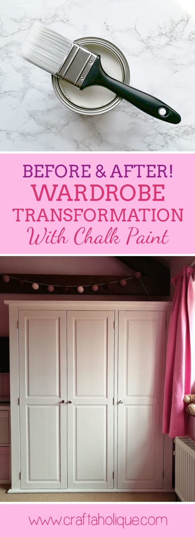 Wardrobe Transformation with Rust-Oleum Chalk Paint