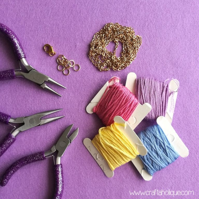 Tutorial: How to Make a Pretty Tassel Necklace - Craftaholique