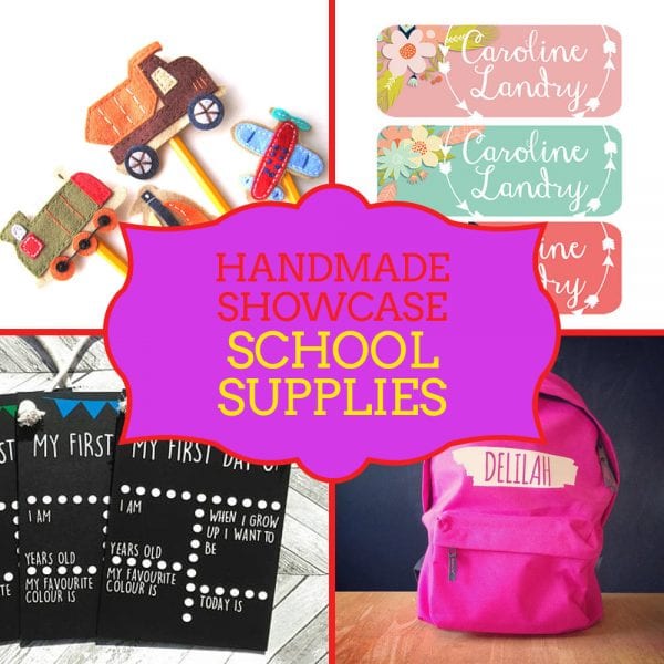 Handmade Showcase: Unique Back to School Supplies