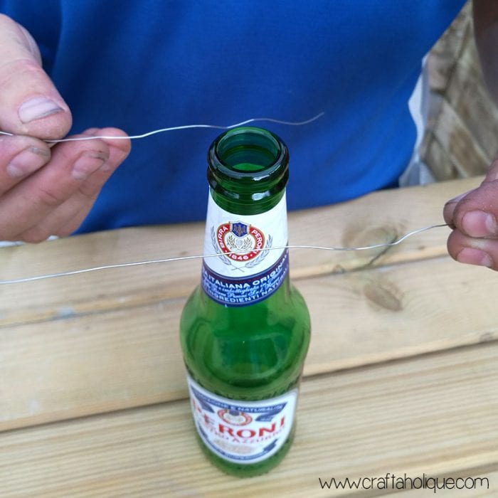 Beer Bottle Lights DIY Project Craftaholique