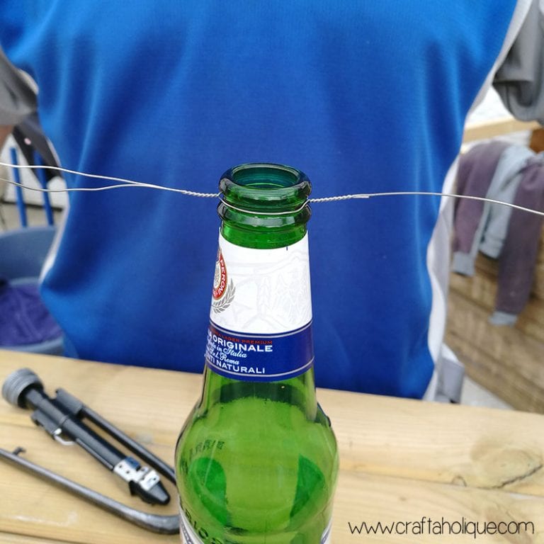 Beer Bottle Lights DIY Project Craftaholique