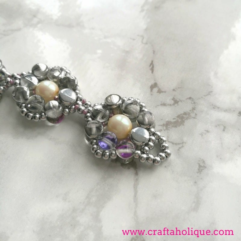 Pretty Pellet Bracelet by Kerrie Slade for Beads Direct