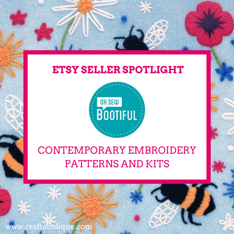 Beautiful Embroidery Patterns and Kits by Oh Sew Bootiful - Craftaholique